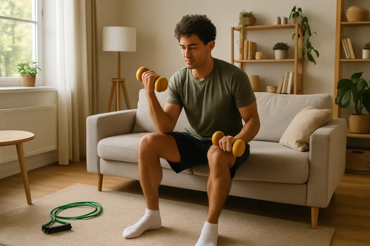 Allenamento massa muscolare a casa: come restare motivati